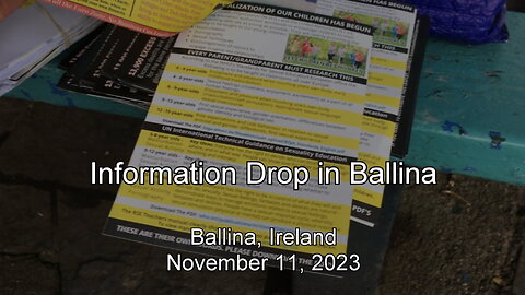 Information Drop in Ballina - Video Clip