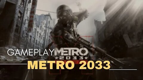Metro 2033 01 - início do gameplay - jogo pós apocalíptico nuclear