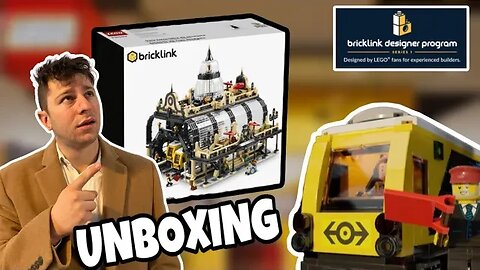 Unboxing the LEGO Studgate Train Station 910002 | Bricklink Designer Program Round 3 Set