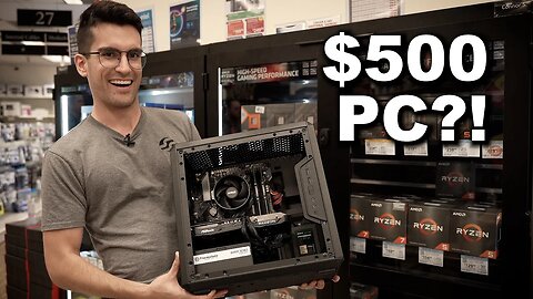 Building a $500 Micro Center Gaming PC and Giving It Away!