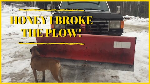 Honey I Broke the Plow!