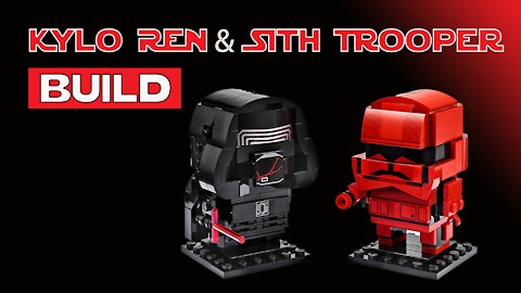 Lego Kylo Ren & Sith Trooper Build - Lego Star Wars Brickheadz 75232