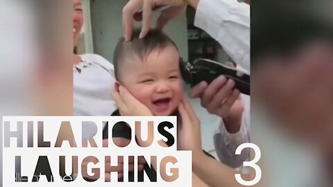 Small babies laughing🤣.How cute they are