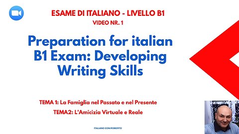 "Italian B1 Exam Preparation: Enhancing Writing Skills. Family and Friendship."