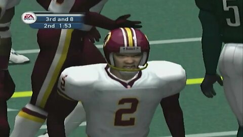 MADDEN 2002 FRANCHISE LEGACY REDSKIN VS EAGLES WEEK 12