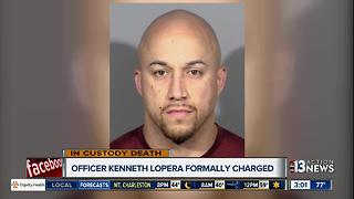 Las Vegas police officer officially charged wtih Tashii Farmer death