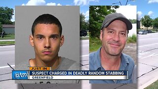 Suspect charged in deadly random stabbing