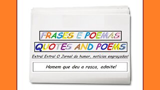 Notícias engraçadas: Homem que deu a rosca, admite! [Frases e Poemas]