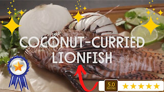 Coconut-Curried Lionfish - Delicious Fish Recipe