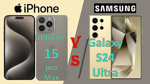iPhone 15 Pro Max vs Samsung Galaxy S24 Ultra | Full comparison | @technoideas360