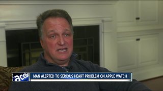 Man says Apple Watch alerted him to serious heart issue