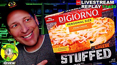 DiGiorno® STUFFED CRUST PIZZA ⎮ 4 CHEESE Review 💪🍕 Livestream Replay 7.14.23 ⎮ Peep THIS Out! 🕵️‍♂️