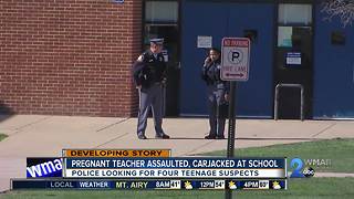 Pregnant teacher assaulted, carjacked in elementary school parking lot