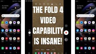 Samsung Galaxy Z Fold 4 Camera Video Test - London Experience
