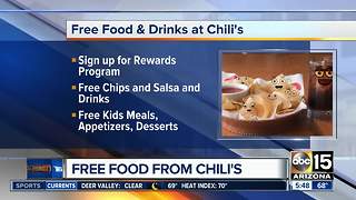 Free chips and salsa from Chili's