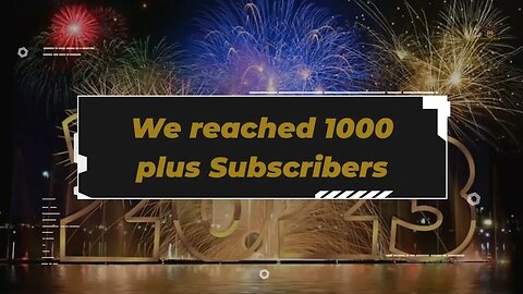SupaSchokoBear 2023; 1000 Subscribers Happy New Year