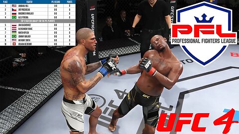 What if the UFC Had a PFL Structured Season for the Light Heavyweights? -- UFC 4 Simulation