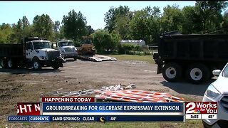 Groundbreaking of Gilcrease Expressway extension takes place this morning