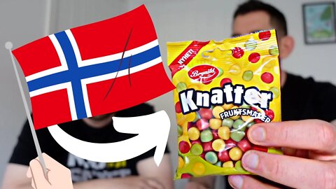 British Guys trying Norwegian Candy - KNATTER