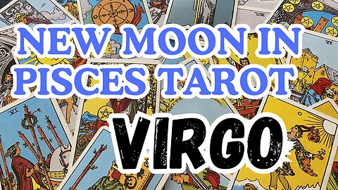 Virgo ♍️- Every crisis is an opportunity! Pisces New Moon 🌑 Tarot reading #virgo #tarotary #newmoon