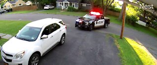 Officer shifts too fast turning around