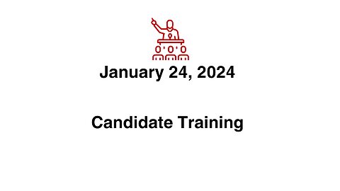 Candidate Training