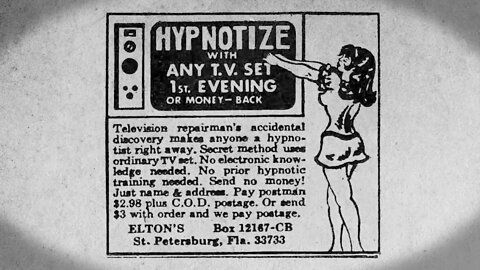 The Media Experimented with Television Hypnosis Back in 1946