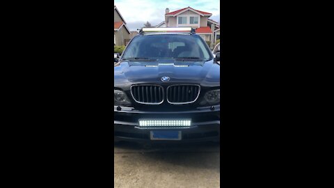 Light bar installed BMW X5 E53