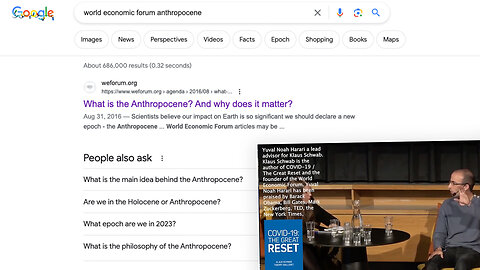Anthropocene | What Is the Anthropocene? What Did Grimes Choose to Name Her Album Miss Anthropocene, Which Prophesied COVID-19? Why Are Harari, the WEF, Bill & Melinda Gates Foundation & Jeff Bezos Discussing the Anthropocene?