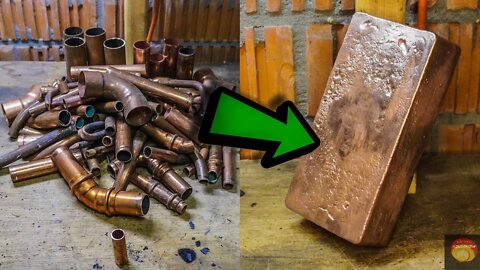 🔥😱Amazing Metal Casting (4K) 🔥 #copper #devilforge #melting