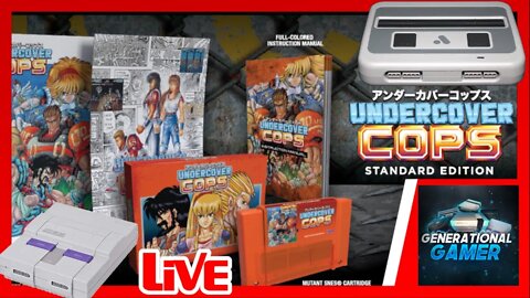 Undercover Cops Published by Retro-bit (Irem) - Gameplay / Live Review (SNES)