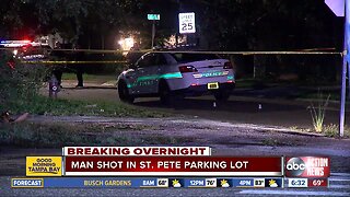 23-year-old man fighting for life after being shot in St. Petersburg parking lot