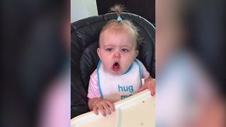 "Baby Girl Tries Carrots For the First Time and Throws Up"