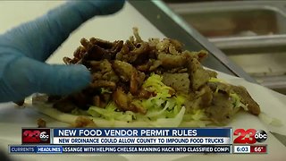 New Food Vendor Permit Rules