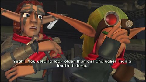 Jak & Daxter Meet Young Samos (The Shadow) | Jak II 4K Clips