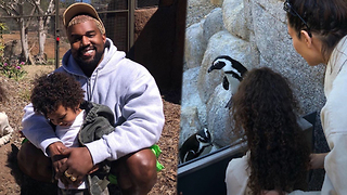 Kim Kardashian MAKES Kanye West SMILE At The Zoo and Our Hearts Are MELTING!