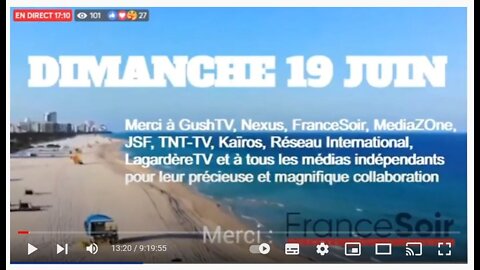 Megaton en direct de 14H00 à 23H00 - Dimanche 19 Juin - 90 personnalités et un collectif de médias