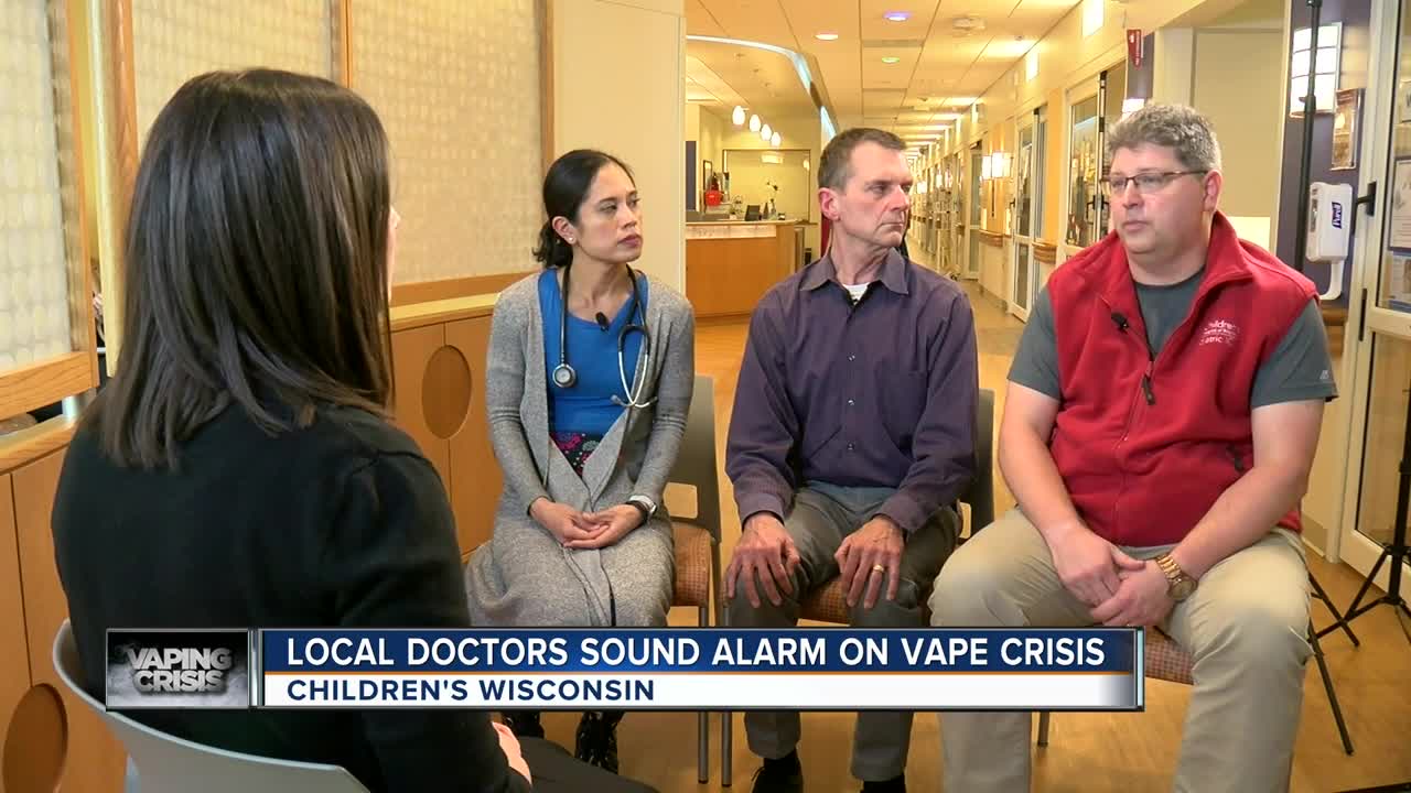 National vaping crisis alert began with local doctors at Children's Wisconsin