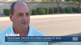 Rideshare driver describes being carjacked