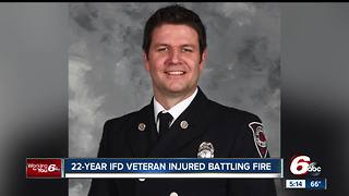 Indianapolis firefighter injured while battling fire