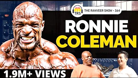 Legendary Bodybuilder Ronnie Coleman | celebrated Gym hero on injury steroids & success