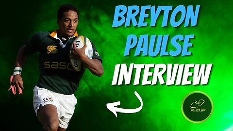 Springbok Hero Breyton Paulse: Up Close & Personal