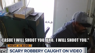 Robbery of smog business caught on camera
