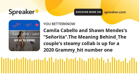 Camila Cabello and Shawn Mendes's "Señorita".The Meaning Behind_The couple's steamy collab is up for