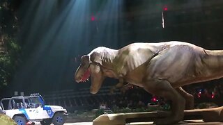 Jurassic World Live Tour 2022 T Rex Live Attack on Stage Round 2 #short