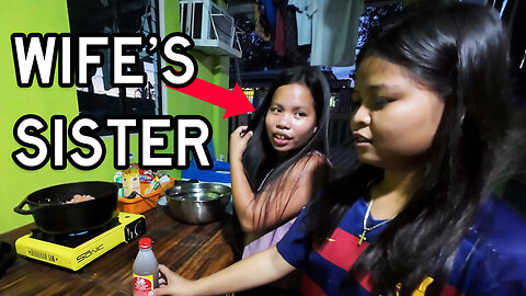 Filipina Wife's Sister Suffers From Spontaneous Twerking Syndrome While Cooking Pork Lumpia!
