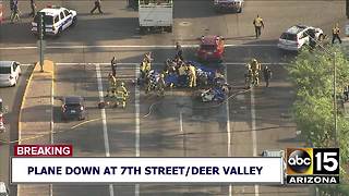 Plane crashes near 7th Street and Deer Valley