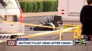 Motorcyclist killed in multi-vehicle crash in west Phoenix