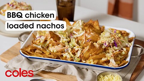 BBQ chicken loaded nachos