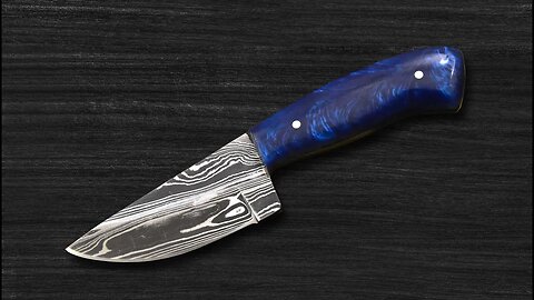 Skinning Knife Hand Forged Damascus Utility Knife Deer Skinner Hunting Knife Handmade,Multipurpose